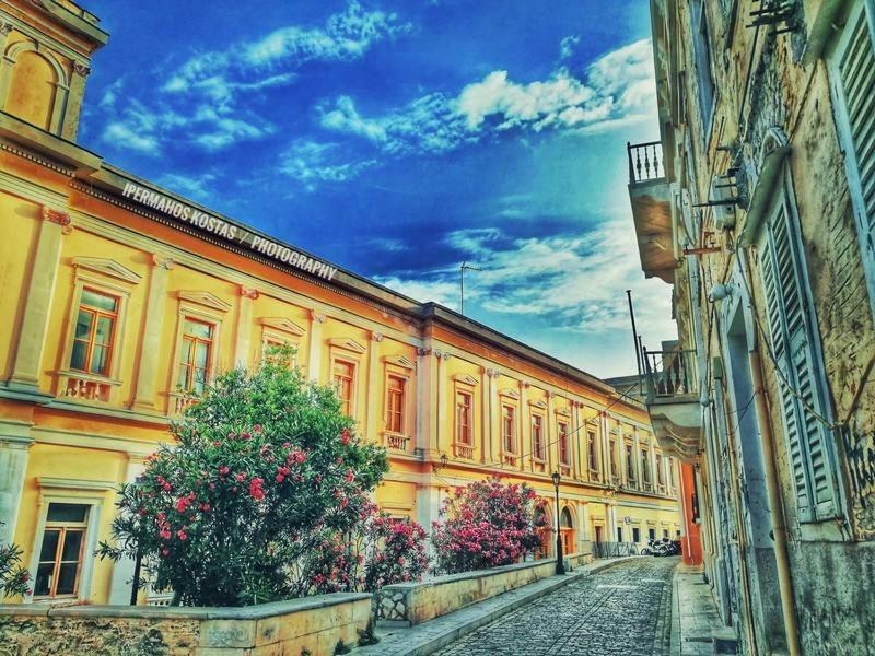 Traditional Medieval Stone House In "Ano Syros" 외부 사진
